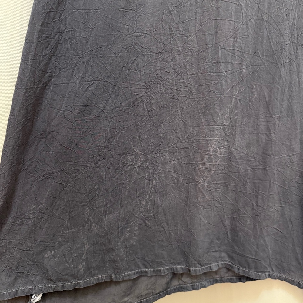 Johnny Was Gray Tunic with Multicolor Embroidery - Picture 9 of 16